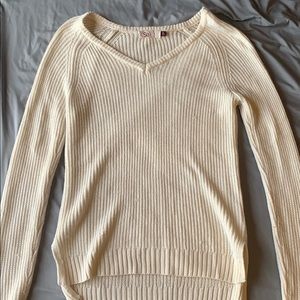 Cream knit sweater
